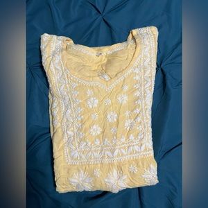 Beautiful brand new chikankari cotton kurta